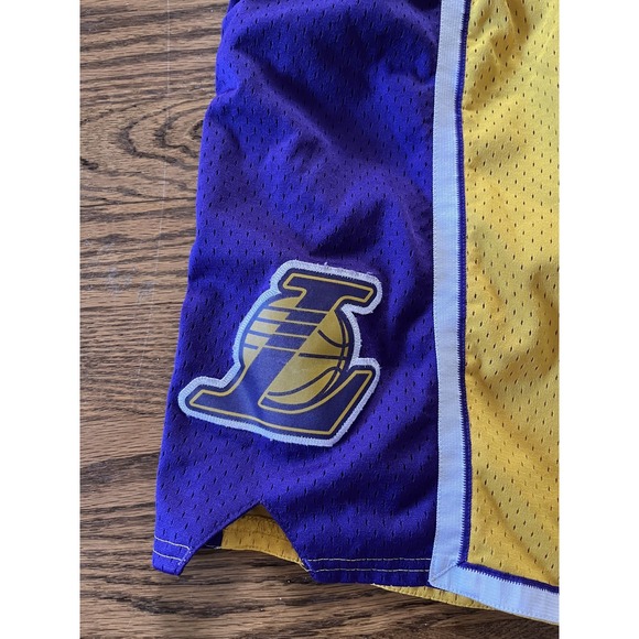Los Angeles Lakers Swingman Shorts Mens Size Large Jersey NBA Adidas‎ - Picture 5 of 8